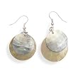 Double Shell Drop Fashion Earrings