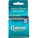Kimono Kimono Microthin with Aqua Lube 3 Pack Condoms Kimono Kimono Microthin with Aqua Lube 3 Pack Condoms