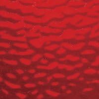 Manchester Red Muffle Stained Glass Sheet - 8" X 12" (.67sf)