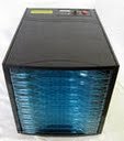 Good4U 10 Tray Dehydrator with 40 Hour Digital Timer - Black