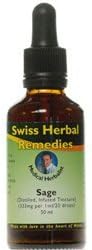 Swiss Herbal Remedies Sage Tincture 50ml
