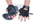 Golds Gym Mesh Back Glove Black Medium