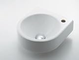 水道材料 カクダイ 壁掛手洗器 【#DU-0766350008 (Rホール)】