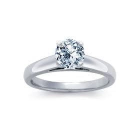 IGI Certified 3.01 Carat D/VS1 Round Diamond Solitaire Engagement Ring in 18ct Solid White Gold