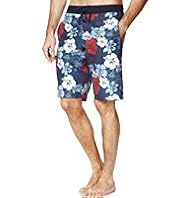 XXXL Blue Harbour Hibiscus Print Quick Dry Swim Shorts