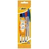 Stylos Bic Cristal moyenne 4 Pack Couleurs assorties