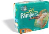Pampers Baby Dry Diapers, Size 5 Jumbo Pack - 30/4 pks