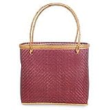 NOVICA Bamboo and rattan handbag, 