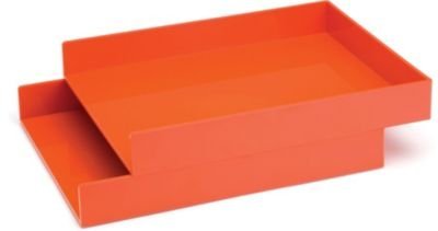 Poppin Letter Tray (Orange)