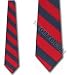 Red and Navy Blue Stripe ties college Neck Ties