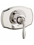 Grohe 19 708 000 Seabury Pressure Balance Valve Trim with Lever Handle, StarLight Chrome