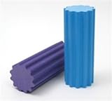 Blue Thera-Roll Textured Roller w/Ridges, Medium, 7x18 inch