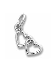 2 Hearts Charm