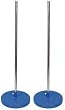 Standards - Pair - Dome Base Standards, Blue - Gym Equipment
