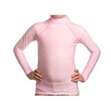 Kid's UV Rash Guard Shirt - Long Sleeved Pink