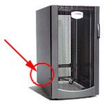 Electronics : Compaq Side panel kit/47U f Rack (Carbon)
