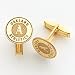 14K Oakland Athletics Disc Logo Cuff Links