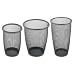 SAF9717BL - Steel Mesh Wastebasket, 5 Quart, 13x14-1/2, Black