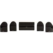 Mirage NANOSAT Prestige 5 System - 5.0-channel home theater speaker system - high-gloss black