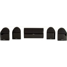 Mirage NANOSAT Prestige 5 System - 5.0-channel home theater speaker system - high-gloss black