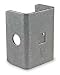 Battalion 1XNA1 Bracket End Cap, Steel, L 2 1/4 In