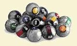 Lunar Rocks Billiard Balls Pool Balls