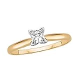 1/3 ct. Diamond Solitaire Engagement Ring in 14kt. Yellow Gold