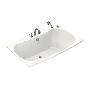 KOHLER K-3671-NA 8 Degree Single-Basin Entertainment Sink with Bottom Basin Rack and Wine Rack by Kohler
