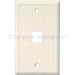 Search Our Specialty Mall : Channel Vision Ivory Gang Plates - 1 Jack