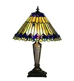 17H Jeweled Peacock Accent Lamp
