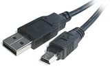 USB 2.0 Version Digital Camera / MP3 / Data Cable Mini 5 Pin 3 ft