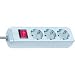 Electronics : brennenstuhl Eco-Line 3-fach Steckdosenleisten mit Schalter Steckleiste 3fach m.Schalter we 1,5M KABEL