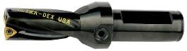 ULTRA-DEX UD-0625-2D-063 UD-0625-2D-0630 .625DIA INDEXABLE SPIRAL FLUTE COOLANT THROUGH DRILL