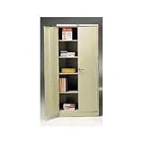 Steel 78 High Storage Cabinet with Locking Swing Out Doors, 36w x 24d, Light Gray (TNN109939) Category: Storage Cabinets