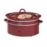 Rival Crock Pot 5.5 qt. Slow Cook - red