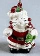 Whimsiclay Kat Kringle Ornament