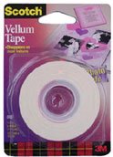 3m Vellum Adhesive Tape 1/2x 400in