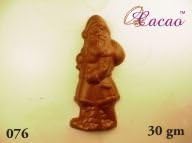 Cacao Walking Santa Chocolate Mould 3 Cavity
