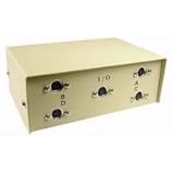 Cables Unlimited 4 Port MiniDin 8 Switchbox 6 in Beige