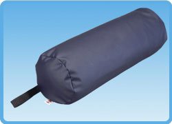 8" Fluffy Bolster - Grey
