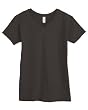 Anvil Ladies Cotton V Neck Short Sleeve T-Shirt. 652