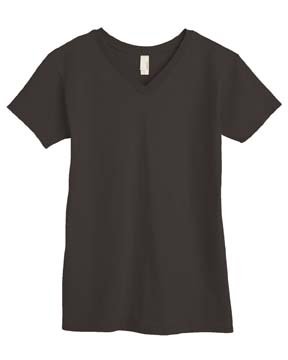 Anvil 100 Percent Cotton V-Neck T-Shirt