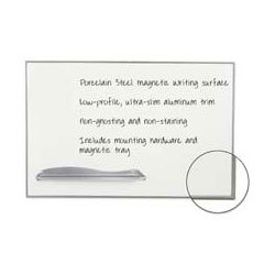 Best-Rite 2029C BALT Ultra-Trim Magnetic Board, Dry-Erase Porcelain-On-Steel, 48x36, WE/Silver