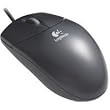 Logitech Optical Wheel Mouse - Mouse - optical - 3 button(s) - wired - USB - black - OEM