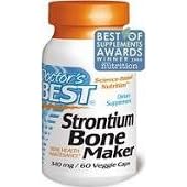 Doctor's Best Strontium Bone Maker Veggie Caps 60 veggie caps by Doctor's Best