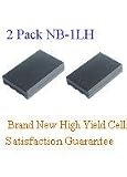2 Packs Canon NB-1L, NB-1LH Brand New 1400mAh REPLACEMENT Battery for Canon Powershot S100, S110, S200, S230, S300, S330, S400, S410, S500, IXY Digital 200,200a,300,300a,320,400,430,450,500,S200,S230,S330