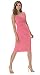 TADASHI SHUTTER-PLEAT DRESS