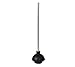 Winco TP-300 Toilet Plunger with 19-Inch Wooden Handle