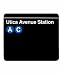 New York Subway- Utica Avenue (A C) Mousepad
