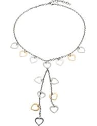 17Mm Heart Charm Necklace Pendant Stainless Steel Fn118